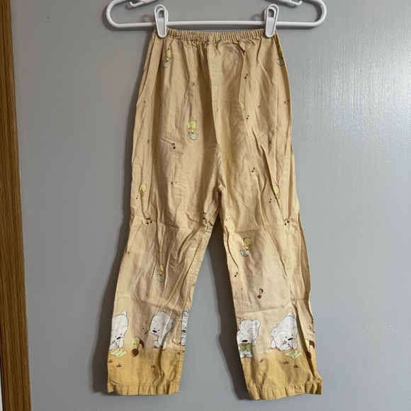 BaBu Cartoon Pajama Set in Beige and Yellow Size 9 - Picture 10 of 14